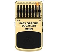 Behringer BEQ700 Bass Graphic Equalizer Pedal 7-Band EQ for Bass Guitar