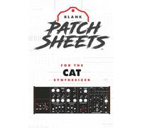 Behringer Cat Blank Patch Sheets Notebook: Become a more organized songwriter with this Blank Patch Sheet notebook so you can spend more time creating and less time forgetting.