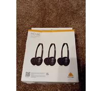 Behringer HO 66 On-ear Lightweight Headphones Triple Pack inc Adaptors