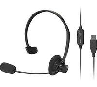 Behringer HS10 USB Mono Headset with Swivel Microphone, Compatible with PC and Mac