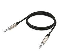 Behringer Instrument Cable - Guitar Cable - 1/4 Inch TS Male to 1/4 Inch TS Male - 1.5 m / 5 ft - Gold Performance - GIC-150