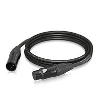 Behringer Microphone Cable - Black Neutrik XLR Male to XLR Female - 3 m / 10 ft - Platinum Performance - PMC-300