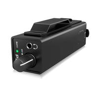 BEHRINGER P2 Professional Headphone Amplifier Portable Belt-Pack Monitor for in-Ear and Drummer-Proof Headphones Output Black