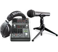 Behringer Complete PODCASTUDIO Kit with USB Mixer, Microphone, PRO Headphones...