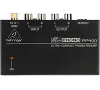 Behringer PP400 Ultra-Compact Phono Preamp for Turntables with RCA and TRS Outpu