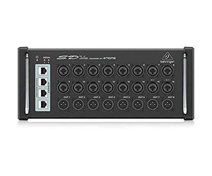 Behringer SD16 I/O Stage Box with 16 Remote-Controllable Midas Preamps, 8 Outputs, AES50 Networking and ULTRANET Personal Monitoring Hub