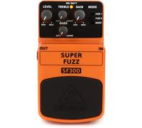 Behringer SF300 Super Fuzz Vintage Distortion Guitar Effects Pedal, 3-