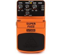 Behringer SF300 Super Fuzz Vintage Distortion Guitar Effects Pedal, 3-Mode Fu...