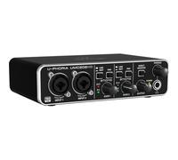 Behringer U-PHORIA UMC202HD Audiophile 2x2, 24-Bit/192 kHz USB Audio Interface with Midas Mic Preamplifiers, Compatible with PC and Mac