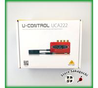 Behringer UCA222 U-CONTROL USB Audio Interface 2in 2out S/PDIF Red Bus Powered