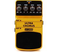 Behringer ULTRA CHORUS UC200 Ultimate Stereo Chorus Effects Pedal,Yellow