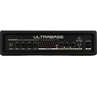 Behringer ULTRABASS BXD3000H Ultra-Lightweight 300 Watt 2 Channel Bass Amplifier Head with FBQ Spectrum Analyzer, Ultrabass Processor and Compressor