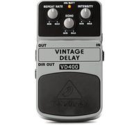 Behringer VD400 Vintage Analog Delay Pedal, True Bucket Brigade Circuit for Warm Echo & Repeats, Grey Guitar Effects Stompbox for Studio & Live Use