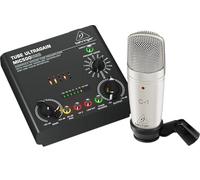 Behringer VOICE STUDIO Complete Recording Bundle with Studio Condenser Mic, Tube Preamplifier with 16 Preamp Voicings and USB/Audio Interface