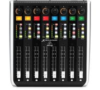 Behringer X-TOUCH EXTENDER X-TOUCH EXTENDER with 8 Touch-Sensitive Motor Faders, LCD Scribble Strips, USB Hub and Ethernet/USB Interfaces