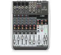 Behringer XENYX Q1204USB Premium 12-Input 2/2-Bus Mixer with XENYX Mic Preamps and Compressors, Wireless Option and USB/Audio Interface, Compatible with PC and Mac