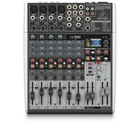 Behringer XENYX X1204USB Premium 12-Input 2/2-Bus Mixer with XENYX Mic Preamps and Compressors, British EQ, 24-Bit Multi-FX Processor and USB/Audio Interface, Compatible with PC and Mac