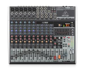 Behringer XENYX X1832USB Premium 18-Input 3/2-Bus Mixer with XENYX Mic Preamps and Compressors, British EQ, 24-Bit Multi-FX Processor and USB/Audio Interface