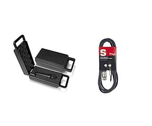 Behringer XM8500 Ultravoice Dynamic Cardioid Vocal Microphone & Stagg 6m XLR to Phono Plug Microphone Cable