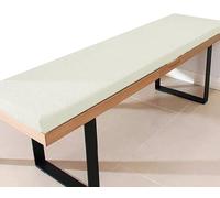 Bei Bench Pad Cush with Ties 145x55x5cm Thick 5cm Settee Seat Mat for Indoor Fur table Backrest Cush Ideal for Chairs & Benches