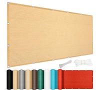 Bei Sun e Sail 100x100 cm - 98% UV Resistant Waterproof e Cloth Outdoor Patio nings Wind Protect Perfect for Garden and Backyard Use