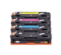 BEIBEINOYA 4 Color Toner Cartridge Set Compatible With 207a M282nw M283fdn M283fdw M283cdw M255dw M255nw W2210A 206a W2110A Color Printer(4Color 1set no chip)