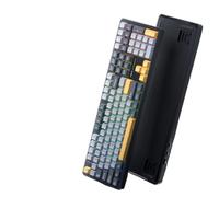 BEIBEINOYA F108 Mechanical Gaming Keyboard 100 Percent Layout 1K Polling Rate Hot Swappable Linear Switch(Black Yellow Grey)