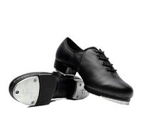 BeiBestCoat Beginner Tap Dance Shoe-Jazz Tap Dacncing Shoes for Girls,Boys(Toddler,Little Kid) Black Size: 12 Little Kid