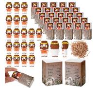 Beibunhn 36 Sets Little Jesus Figures, Mini Jesus Figurines In Bulk with Storage Box, Pocket Mini Jesus Figures Party Favors, Positive Church Baptism Christian Religious Gifts for Adults Coworkers