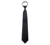 BEIBXHQQ 1 Piece No Knot Tie, Men's Tie, Pre-Tied Men's Tie, Adjustable Tie, Black Slim Tie, Suitable for Wedding Ceremony Dance
