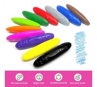 BEIBXHQQ 1 Piece Of 12 Color Crayons, Color Crayons For Kids, Crayons For Little Kids, Crayons For Kids 2 Years And Up, Thick Colored Crayons For Kids 2 Years Old