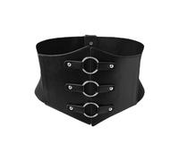 BEIBXHQQ 1 Piece Wide Lace up Corset, Leather Corset and Belt for Women, Elastic Vintage Belt, Clothing Accessories
