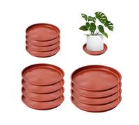 BEIBXHQQ 12-Piece Plant Tray, Flower Pot Saucer, Flower Pot Drip Tray, Waterproof Plant Tray, Suitable for a Variety of Potted Plants, Three Specifications of Inner Diameter 11.5/13.5/15cm