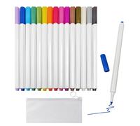 BEIBXHQQ 15PCS Metallic Paint Pens, 1pc Pen Case, 15 Color Metallic Pens, Bulk Gold Metallic Pens, Glitter Drawing Pens, Scrapbooking Pens, Coloring Pens, Painting Pens for Kids Drawing