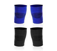 BEIBXHQQ 2 Pairs of Children's Knee Pads, Cotton Knee Pads, Sports Knee Pads, Breathable Knee Pads, Elastic Knee Pads, Suitable for Basketball, Football, Volleyball, Badminton, Running, Etc.
