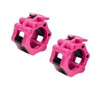 BEIBXHQQ 2 Pieces of Barbell Clamps, Weight Clamps, Dumbbell Clamps, Weight Lifting Bar Collars, Barbell Locks, 5cm Snap Barbell Clamps, Perfect for Gym and Weightlifting Use