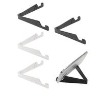 BEIBXHQQ 4 Piece Cell Phone Holder, Foldable Stand, Portable Stand, Smartphone Holder, Compatible with Most Cell Phones, Perfect for Desk and Travel