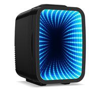 BEICHEN Mini Fridge for 4 L / 6 Cans, Quiet Small Fridge With 7 RGB