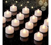 Beichi Battery Operated Tea Lights with Timer,A Great Choice Heighten The Festive Atmosphere, Set of 12 LED Timed Tealight Candles, Warm White Flickering Electric Tea Candles, 6 hrs On 18 hrs Off