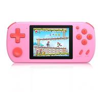 Beico Handheld Retro Arcade Gaming Console with 268 Classic Games, 3.0'' Color Screen, Rechargeable, Pink