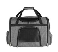 Beidingsen pet Bag Multi Purpose pet Bag Collapsible Portable for Dog cat go Out Traveling Carrier Backpack for Secret Adventures Cat and Dog (Grey, S:17.7"X10.6"X12.6”)