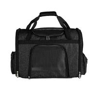 Beidingsen pet Bag Multi Purpose pet Bag Collapsible Portable for Dog cat go Out Traveling Carrier Backpack for Secret Adventures Cat and Dog (Black, L:20.1"X12.6"X16.1")