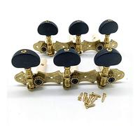 BEIEM Left Classical Guitar String Tuning Pegs Machine Heads Tuners 3L3R Guitar Accessories,Black