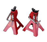 Beifenl 6 Ton Simulated Jack Metal Mini Jack Stands Decoration Repairing Tool for 1/10 RC Crawler Car TRX4 Axial SCX10 CC01 D90 D110