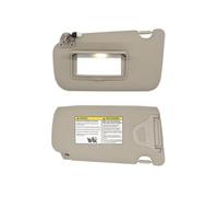 Beige 1 Pair Left Right Sun Visor Sunshade Shield With Makeup Mirror With Lights For Nissan Sentra 2013-2019 Spare Parts