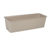 (Beige , 1) Rectangle Elegant Tall Large Plant Pot Indoor Outdoor [Small]