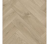 Beige 2.4mm Thick Vinyl Sheet Herringbone Wood Effect Vinyl Flooring For Bedroom Living Room Dining Room-7M(23') X 4M(13'1")-28M²