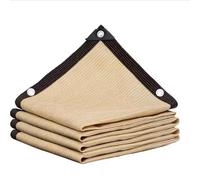 Beige 3x Anti-UV HDPE Shade Net for Garden Balcony Succulent Plants Outdoor Pool Sunshade Cover Sun Protection for Cars and Outdoor Use