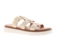 Hush Puppies Celeste Slide Leather Women's Cream Sandals - UK 6