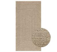 vidaXL Rug ZIZUR Beige 80x150 cm Jute Look Indoor and Outdoor